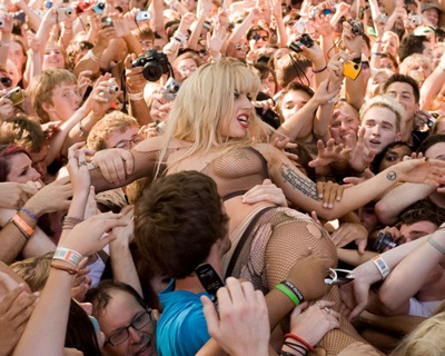 デートクラブに登録しているレディ・ガガ